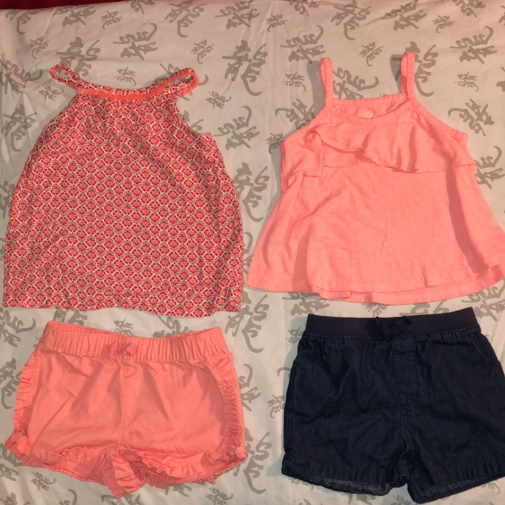 24 Months Bundle 2 Tanks 2 Shorts Beautiful Coral